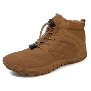 Winter Boots for Men, Snow, Barefoot Design